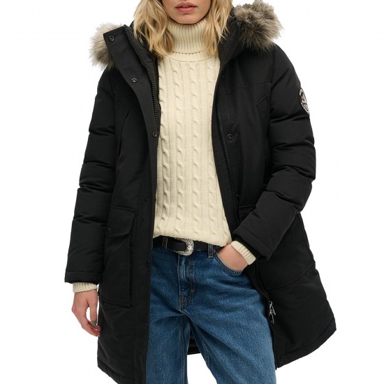 D2 OVIN EVEREST FAUX FUR PARKA JACKET ΜΠΟΥΦΑΝ ΓΥΝΑ