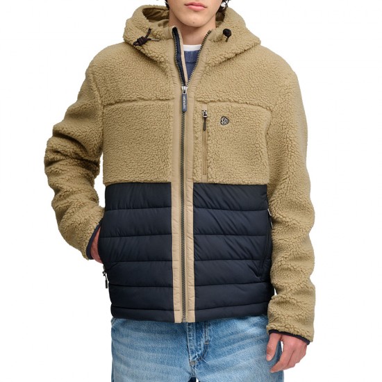 HOOD OUTDOOR BORG QUILT HYBRID ΜΠΟΥΦΑΝ ΑΝΔΡΙΚΟ