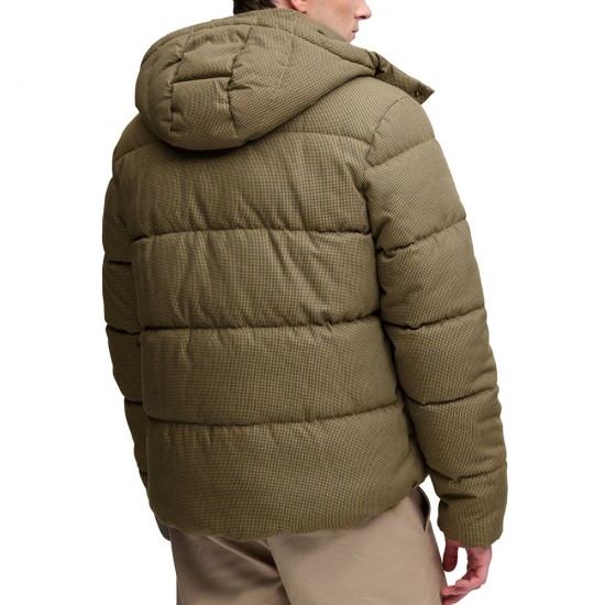 PREMIUM HOOD CHECK PUFFER JKT ΜΠΟΥΦΑΝ ΑΝΔΡΙΚΟ PREMIUM HOOD CHECK PUFFER JKT ΜΠΟΥΦΑΝ ΑΝΔΡΙΚΟ