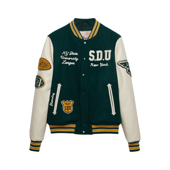 VINTAGE PATCHED VARSITY JKT ΜΠΟΥΦΑΝ ΑΝΔΡΙΚΟ