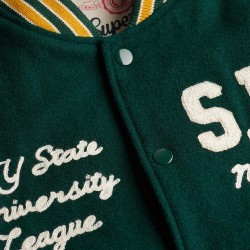 VINTAGE PATCHED VARSITY JKT ΜΠΟΥΦΑΝ ΑΝΔΡΙΚΟ