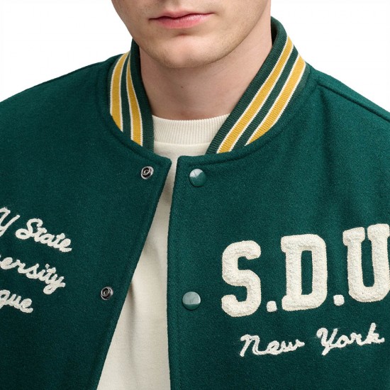 VINTAGE PATCHED VARSITY JKT ΜΠΟΥΦΑΝ ΑΝΔΡΙΚΟ