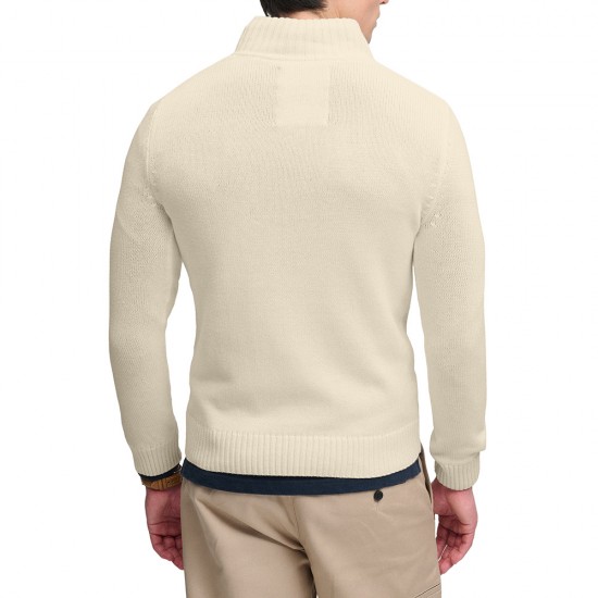 COTTON HALF ZIP KNIT ΟΛΟΣΩΜΗ ΦΟΡΜΑ ΑΝΔΡΙΚΟ