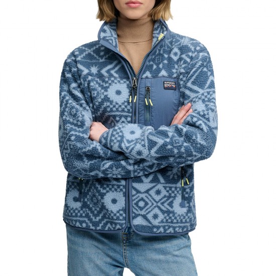 OUTDOOR PRINTED ZIP FLEECE ΦΟΥΤΕΡ ΓΥΝΑΙΚΕΙΟ