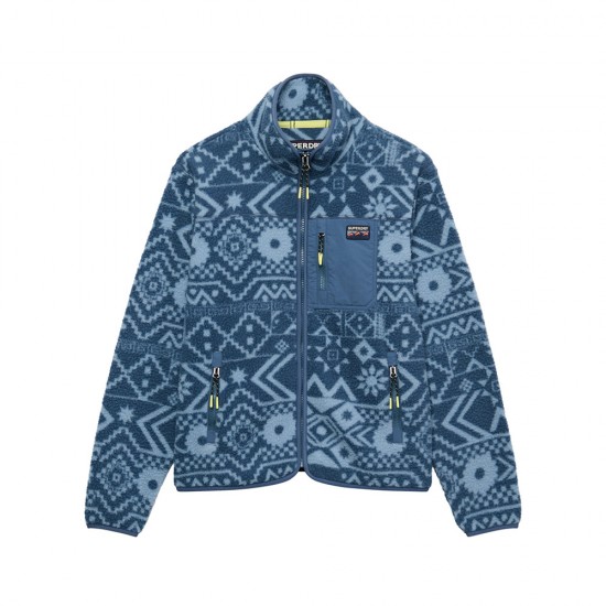 OUTDOOR PRINTED ZIP FLEECE ΦΟΥΤΕΡ ΓΥΝΑΙΚΕΙΟ