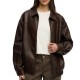 COLLARED OVERSIZED BOMBER ΦΟΥΤΕΡ ΓΥΝΑΙΚΕΙΟ