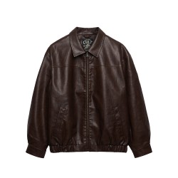 COLLARED OVERSIZED BOMBER ΦΟΥΤΕΡ ΓΥΝΑΙΚΕΙΟ