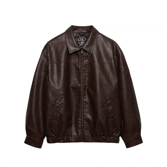 COLLARED OVERSIZED BOMBER ΦΟΥΤΕΡ ΓΥΝΑΙΚΕΙΟ