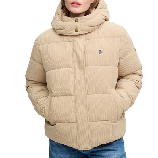 PREMIUM HOOD CORD PUFFER JKT ΦΟΥΤΕΡ ΓΥΝΑΙΚΕΙΟ