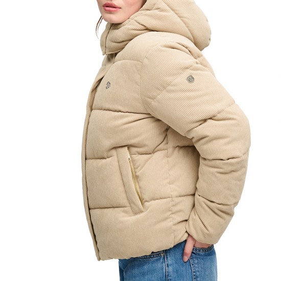PREMIUM HOOD CORD PUFFER JKT ΦΟΥΤΕΡ ΓΥΝΑΙΚΕΙΟ