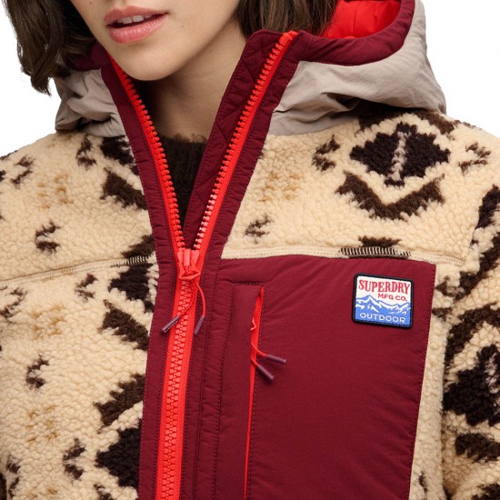 SHERPA JAQUARD FLEECE HYBRID ΦΟΥΤΕΡ ΓΥΝΑΙΚΕΙΟ SHERPA JAQUARD FLEECE HYBRID ΦΟΥΤΕΡ ΓΥΝΑΙΚΕΙΟ