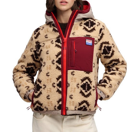 SHERPA JAQUARD FLEECE HYBRID ΦΟΥΤΕΡ ΓΥΝΑΙΚΕΙΟ SHERPA JAQUARD FLEECE HYBRID ΦΟΥΤΕΡ ΓΥΝΑΙΚΕΙΟ