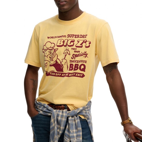 D4 OVIN ROADSIDE TRADE LOOSE TEE ΜΠΛΟΥΖΑ ΑΝΔΡΙΚΟ