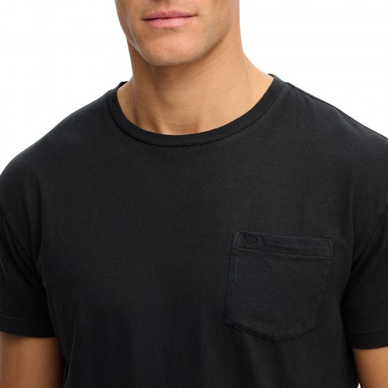 D1 COTTON CLASSIC LINEN PKT TEE ΜΠΛΟΥΖΑ ΑΝΔΡΙΚΟ