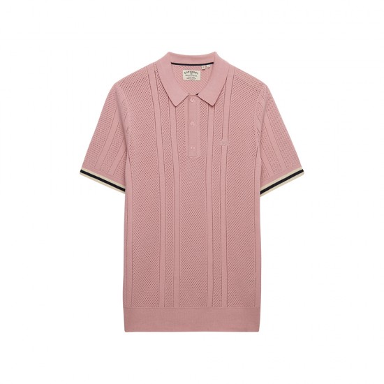 D2 STUD KNITTED TEXTURE S/S POLO ΜΠΛΟΥΖΑ ΑΝΔΡΙΚΟ D2 STUD KNITTED TEXTURE S/S POLO ΜΠΛΟΥΖΑ ΑΝΔΡΙΚΟ