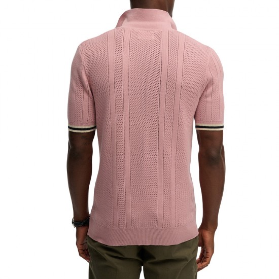 D2 STUD KNITTED TEXTURE S/S POLO ΜΠΛΟΥΖΑ ΑΝΔΡΙΚΟ D2 STUD KNITTED TEXTURE S/S POLO ΜΠΛΟΥΖΑ ΑΝΔΡΙΚΟ
