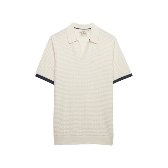 D2 STUD JOHNNY COLLAR KNITTED POLO ΜΠΛΟΥΖΑ ΑΝΔΡΙΚΟ