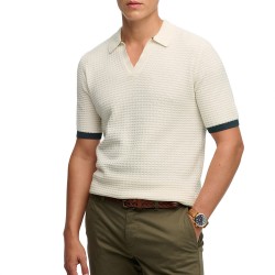 D2 STUD JOHNNY COLLAR KNITTED POLO ΜΠΛΟΥΖΑ ΑΝΔΡΙΚΟ
