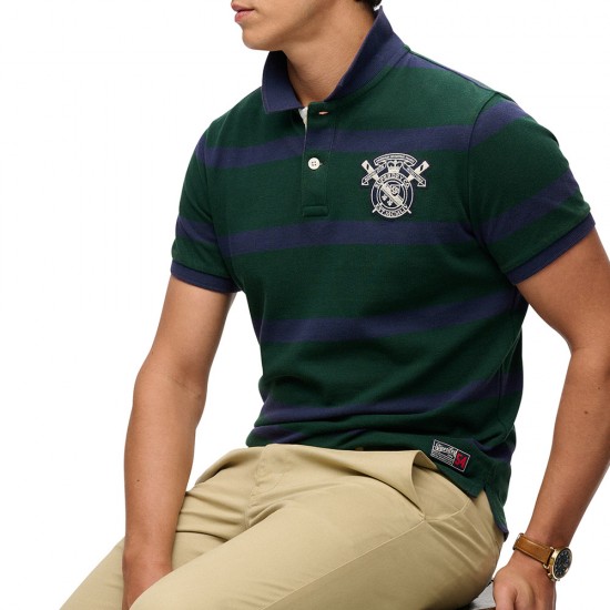 D2 CREST STRIPE POLO ΜΠΛΟΥΖΑ ΑΝΔΡΙΚΟ