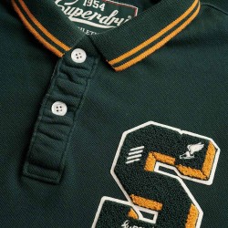 D2 OVIN VINTAGE ATHLETIC PATCH POLO ΜΠΛΟΥΖΑ ΑΝΔΡΙΚ