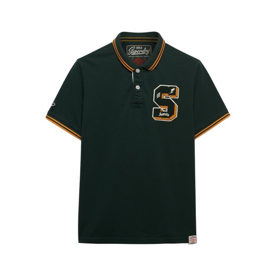 D2 OVIN VINTAGE ATHLETIC PATCH POLO ΜΠΛΟΥΖΑ ΑΝΔΡΙΚ