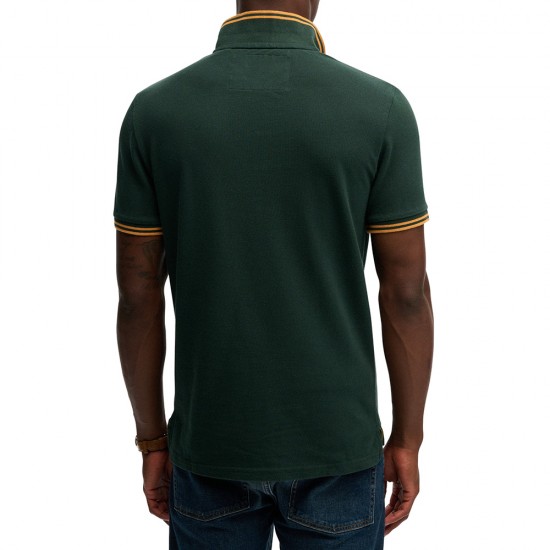 D2 OVIN VINTAGE ATHLETIC PATCH POLO ΜΠΛΟΥΖΑ ΑΝΔΡΙΚ