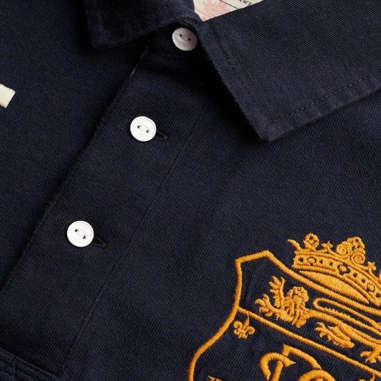 D1 DOUBLE EMBLEM JERSEY SS RUGBY ΜΠΛΟΥΖΑ ΑΝΔΡΙΚΟ