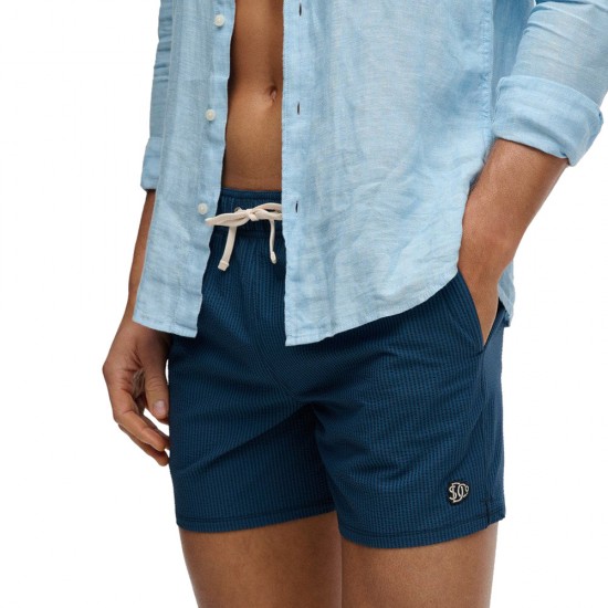 D4 STUD SEER SUCKER 15 SWIM SHORT ΜΑΓΙΟ ΑΝΔΡΙΚΟ