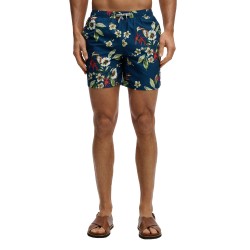 D2 OVIN HAWAIIAN PRINT 16 SWIM SHORT ΜΑΓΙΟ ΑΝΔΡΙΚΟ