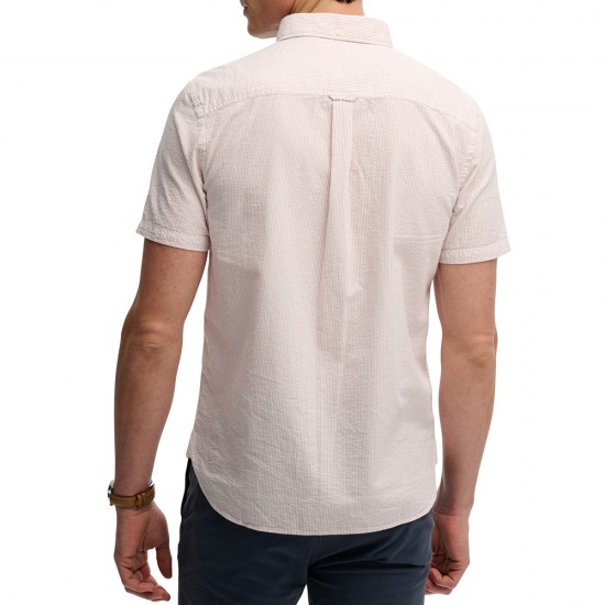 D4 STUD CLASSIC SEERSUCKER S/S SHIRT ΠΟΥΚΑΜΙΣΟ ΑΝΔ