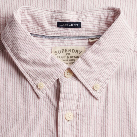 D4 STUD CLASSIC SEERSUCKER S/S SHIRT ΠΟΥΚΑΜΙΣΟ ΑΝΔ