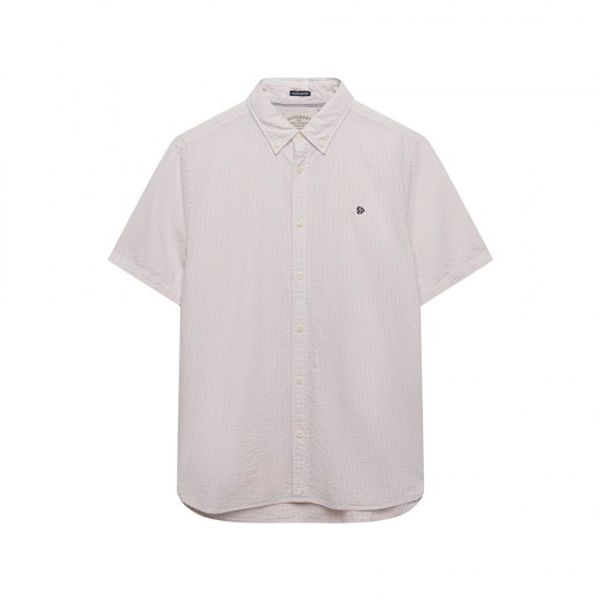 D4 STUD CLASSIC SEERSUCKER S/S SHIRT ΠΟΥΚΑΜΙΣΟ ΑΝΔ