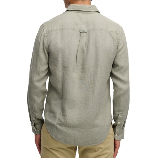 D2 STUD RIVIERA L/S LINEN SHIRT ΠΟΥΚΑΜΙΣΟ ΑΝΔΡΙΚΟ D2 STUD RIVIERA L/S LINEN SHIRT ΠΟΥΚΑΜΙΣΟ ΑΝΔΡΙΚΟ