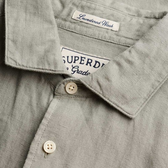 D2 STUD RIVIERA L/S LINEN SHIRT ΠΟΥΚΑΜΙΣΟ ΑΝΔΡΙΚΟ D2 STUD RIVIERA L/S LINEN SHIRT ΠΟΥΚΑΜΙΣΟ ΑΝΔΡΙΚΟ