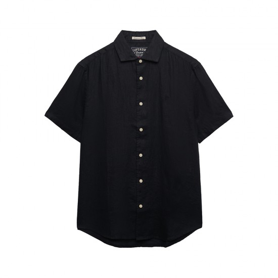 D3 STUD RIVIERA S/S LINEN SHIRT ΠΟΥΚΑΜΙΣΟ ΑΝΔΡΙΚΟ