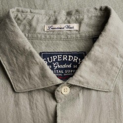 D3 STUD RIVIERA S/S LINEN SHIRT ΠΟΥΚΑΜΙΣΟ ΑΝΔΡΙΚΟ