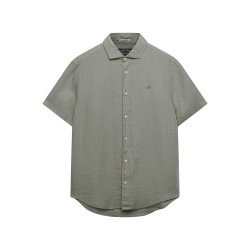 D3 STUD RIVIERA S/S LINEN SHIRT ΠΟΥΚΑΜΙΣΟ ΑΝΔΡΙΚΟ