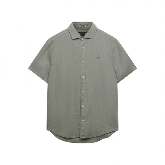 D3 STUD RIVIERA S/S LINEN SHIRT ΠΟΥΚΑΜΙΣΟ ΑΝΔΡΙΚΟ