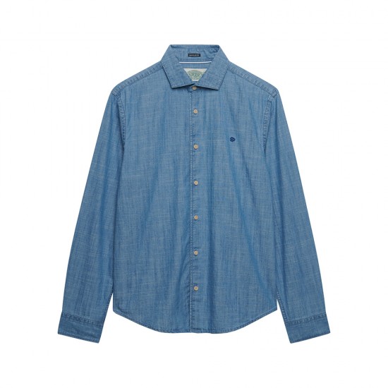 D2 ESSENTIALS CHAMBRAY L/S SHIRT ΠΟΥΚΑΜΙΣΟ ΑΝΔΡΙΚΟ