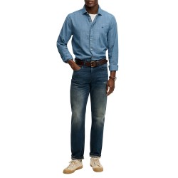 D2 ESSENTIALS CHAMBRAY L/S SHIRT ΠΟΥΚΑΜΙΣΟ ΑΝΔΡΙΚΟ