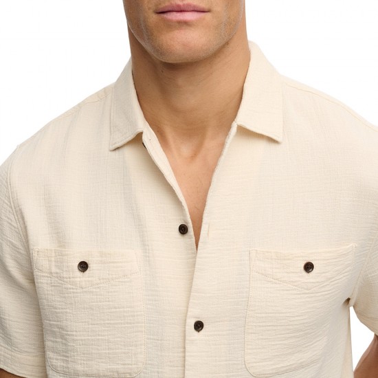 D2 STUD MERCHANT TEXTURED S/S SHIRT ΠΟΥΚΑΜΙΣΟ ΑΝΔΡ D2 STUD MERCHANT TEXTURED S/S SHIRT ΠΟΥΚΑΜΙΣΟ ΑΝΔΡ