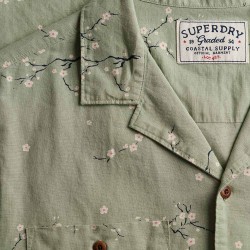 D4 OVIN S/S PRINTED BEACH  SHIRT ΠΟΥΚΑΜΙΣΟ ΑΝΔΡΙΚΟ