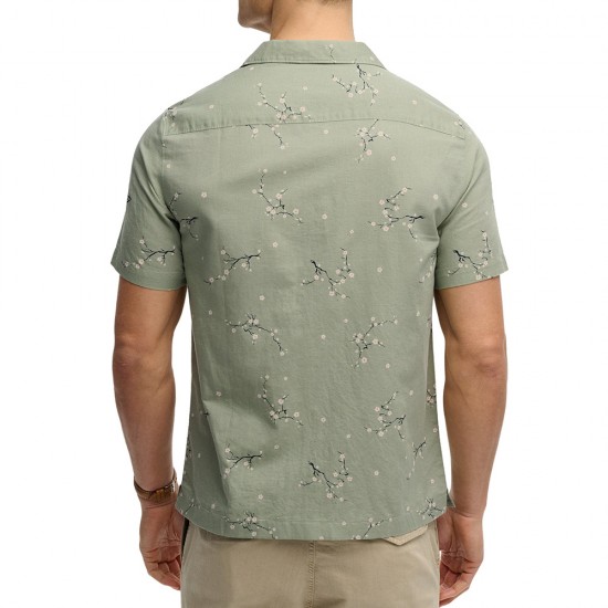 D4 OVIN S/S PRINTED BEACH  SHIRT ΠΟΥΚΑΜΙΣΟ ΑΝΔΡΙΚΟ