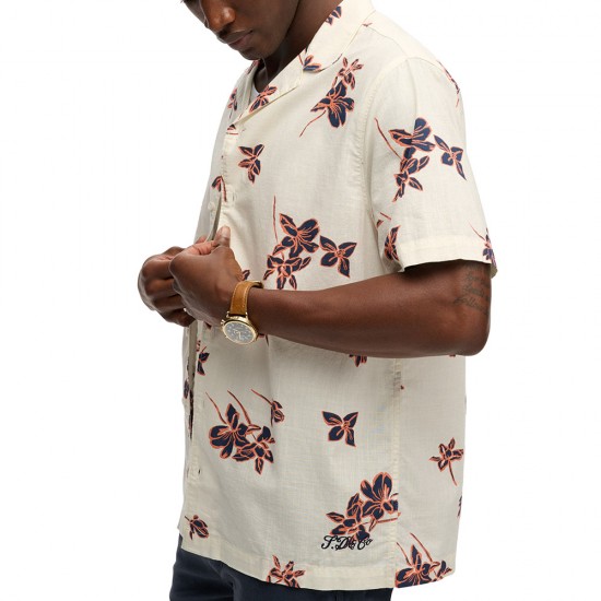 D1 OVIN CABANA POOLSIDE S/S SHIRT ΠΟΥΚΑΜΙΣΟ ΑΝΔΡΙΚ