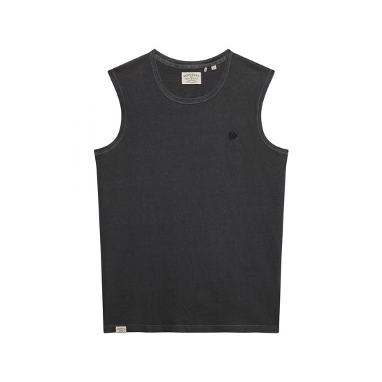 D3 OVIN CLASSIC COTTON LINEN TANK ΜΠΛΟΥΖΑ ΑΝΔΡΙΚΟ