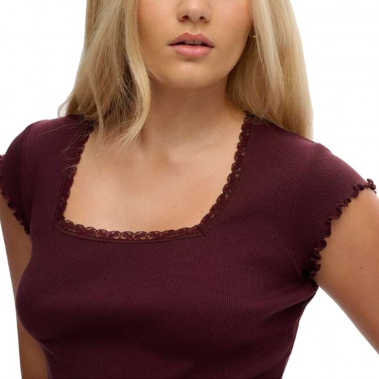 D2 OVIN ATH ESS SQUARE NECK TEE ΜΠΛΟΥΖΑ ΓΥΝΑΙΚΕΙΟ