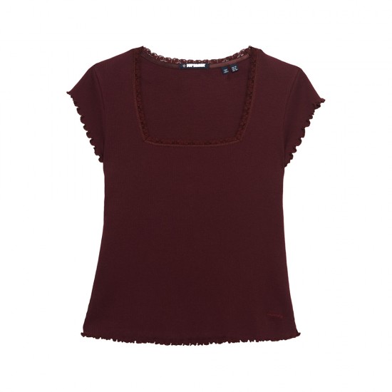 D2 OVIN ATH ESS SQUARE NECK TEE ΜΠΛΟΥΖΑ ΓΥΝΑΙΚΕΙΟ
