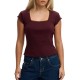D2 OVIN ATH ESS SQUARE NECK TEE ΜΠΛΟΥΖΑ ΓΥΝΑΙΚΕΙΟ