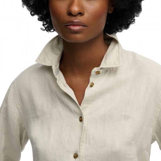 D2 STUD PREMIUM LINEN BOYFRIEND SHIRT ΠΟΥΚΑΜΙΣΟ ΓΥ D2 STUD PREMIUM LINEN BOYFRIEND SHIRT ΠΟΥΚΑΜΙΣΟ ΓΥ