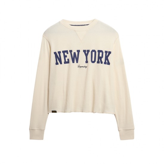 D1 OVIN ATH ESSENTIAL GRAPHIC LS TOP ΜΠΛΟΥΖΑ ΓΥΝΑΙ